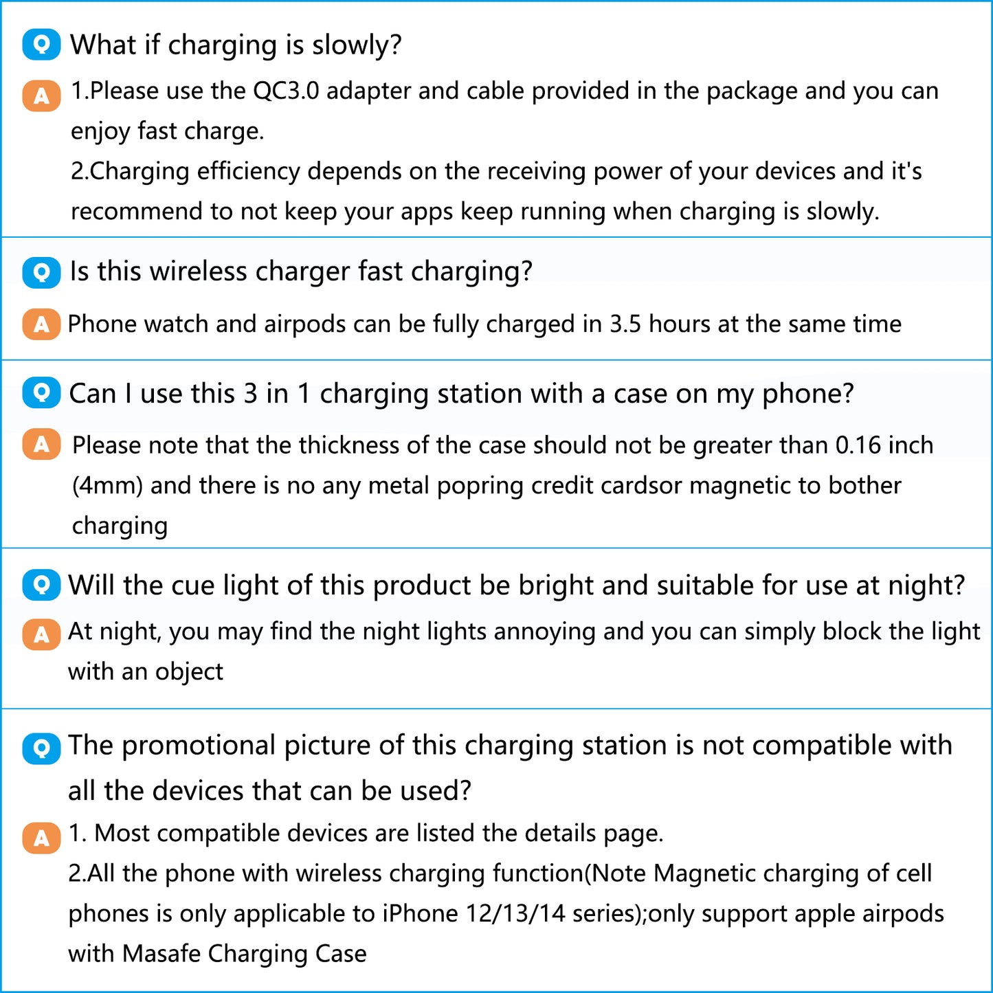 Charging Station, Wirelss Charger, Magnetic Charging Station Compatible with Iphone 16 15 14 13 12 11 Pro Max XS XR, for Iwatch Series 9 8 7 6 5 4 3 2 SE, for Airpods 3 2 Pro