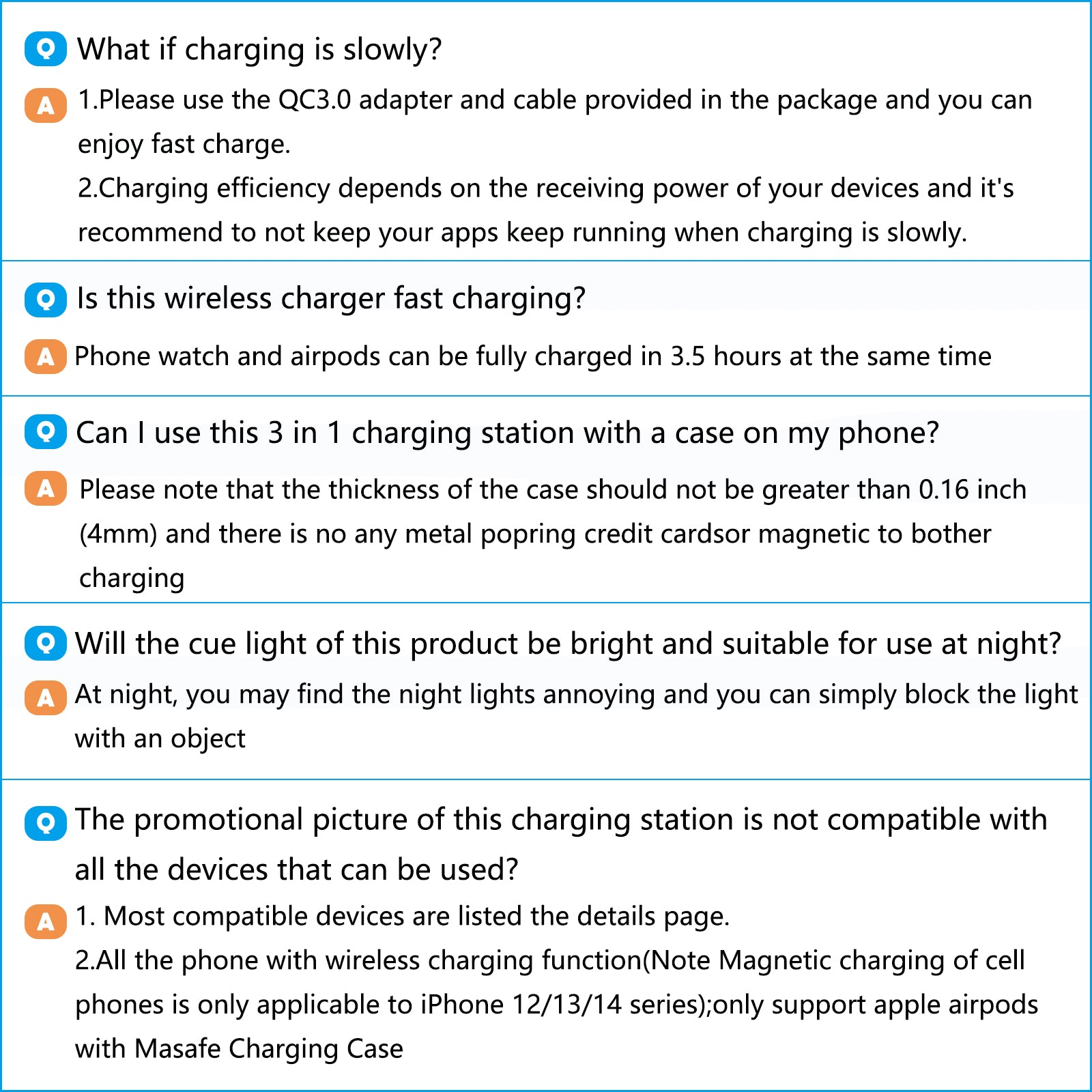 Charging Station, Wirelss Charger, Magnetic Charging Station Compatible with Iphone 16 15 14 13 12 11 Pro Max XS XR, for Iwatch Series 9 8 7 6 5 4 3 2 SE, for Airpods 3 2 Pro